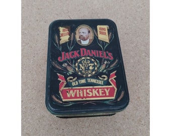 Jack Daniels Tin Box Tennessee Whiskey Hudson-Scott & Son