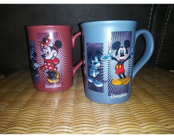 Disney Mickey and Minnie Mouse Coffee Mug Set of 2, Disneyland