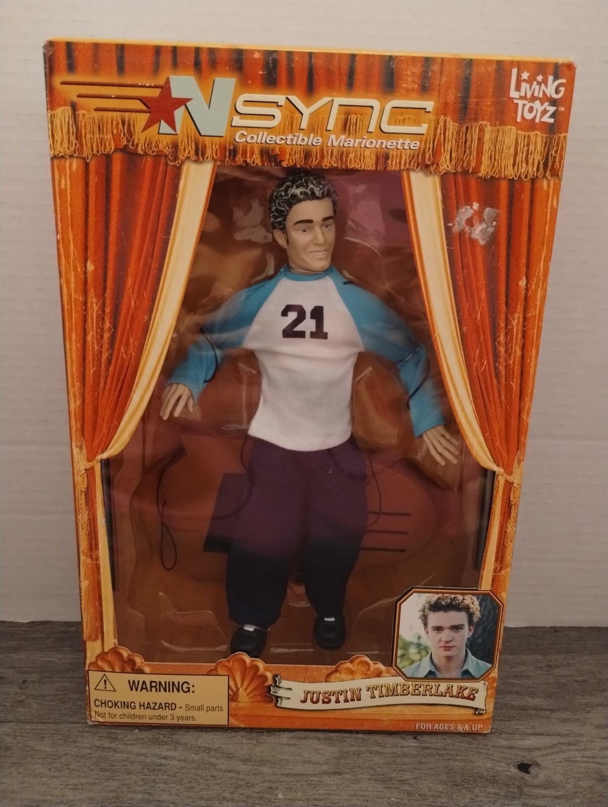 Justin Timberlake JT NSYNC Collectible Living Toyz Doll New