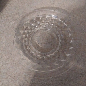 Fostoria American Clear Vintage Saucer