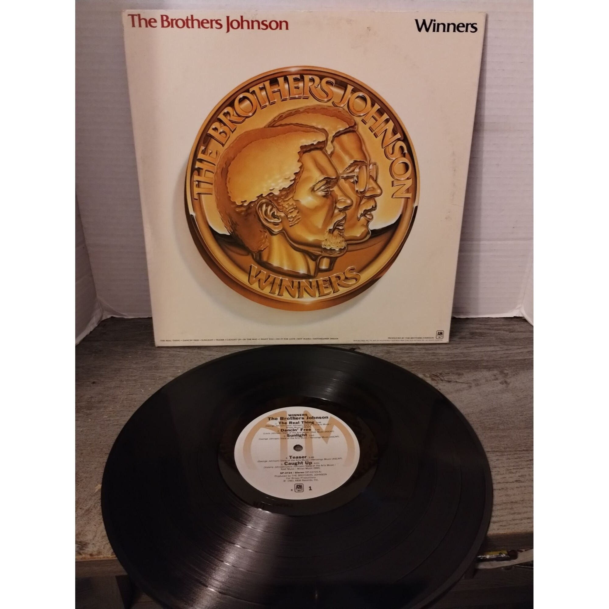 The Brothers Johnson Winners 1981 SP-3724 Vinyl LP RARE Gatefold