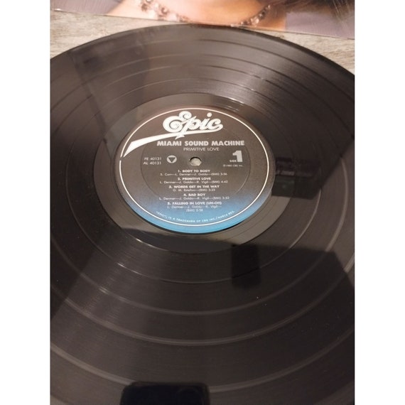 Miami Sound Machine Primitive Love LP Vinyl Record Album FE 40131