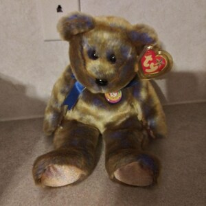 TY Beanie Buddy - CLUBBY 3 the Bear (13.5 inch) - MWMTs Stuffed Animal Toy