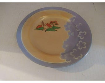 Vintage handbemalte japanische Lusterware 18,5 cm Sandwichplatte