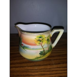 Vintage handpainted Creamer Noritake Japan