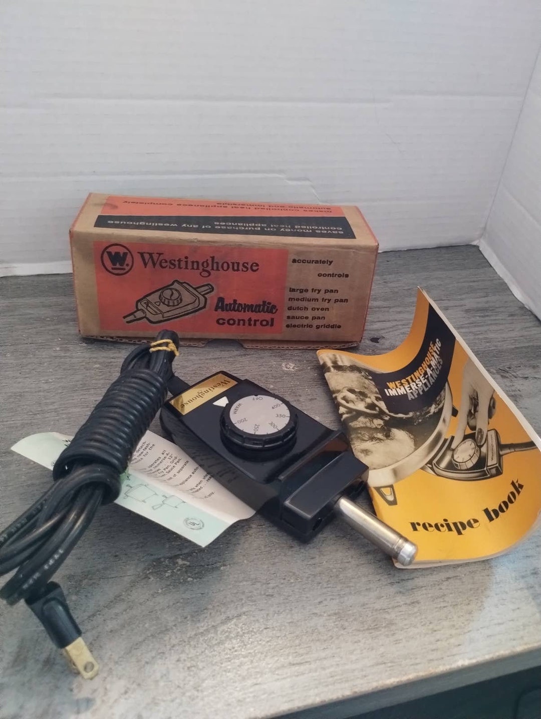 Westinghouse Automatic Control Electric Skillet Griddle Power Etsy