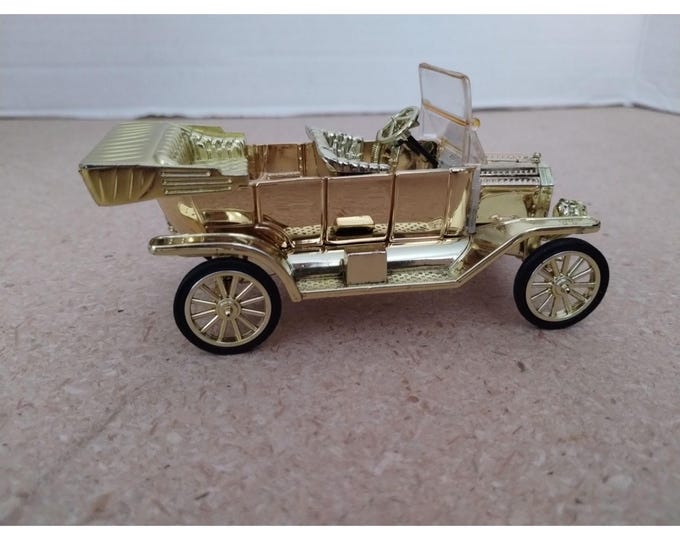 Vintage Model T Ford Diecast Replica Gold Finish Collectible Car 1:32 ...