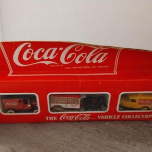 Coca Cola Vehicle Collection Die-Cast Metal Toy Vehicles Made in England Hartoy