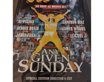 Any Given Sunday Special Edition Director's Cut DVD - Etsy