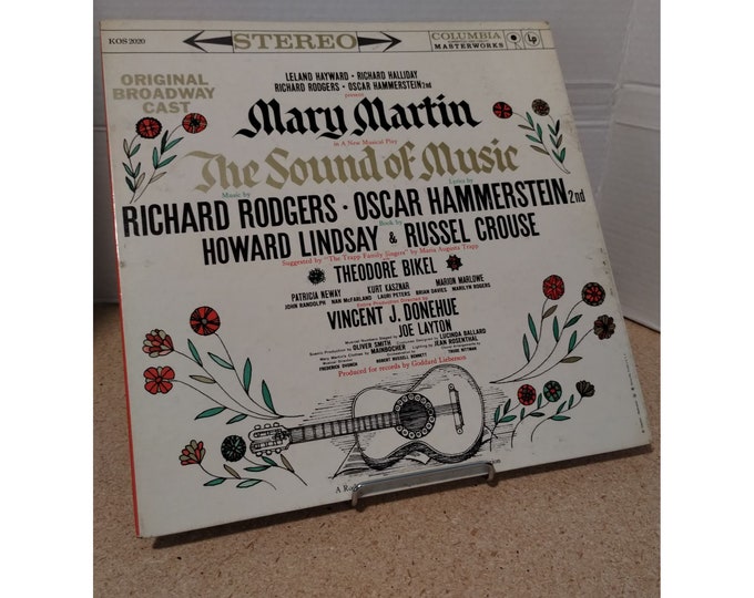 Mary Martin the Sound of Music Original Broadway Lp KOS2020 Vinyl 1959 ...