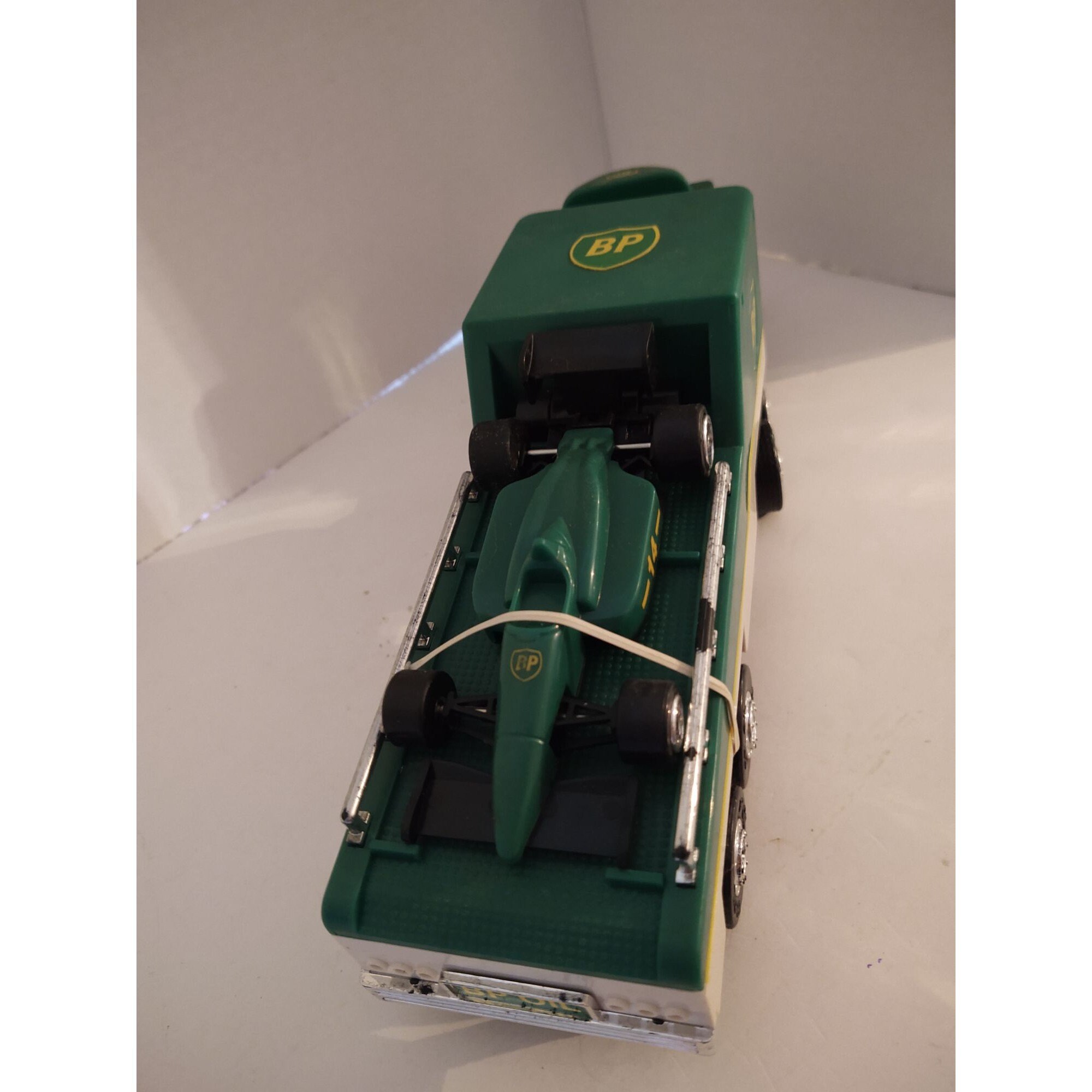 1993 BP Toy Race Car Carrier Truck Trailer - Etsy