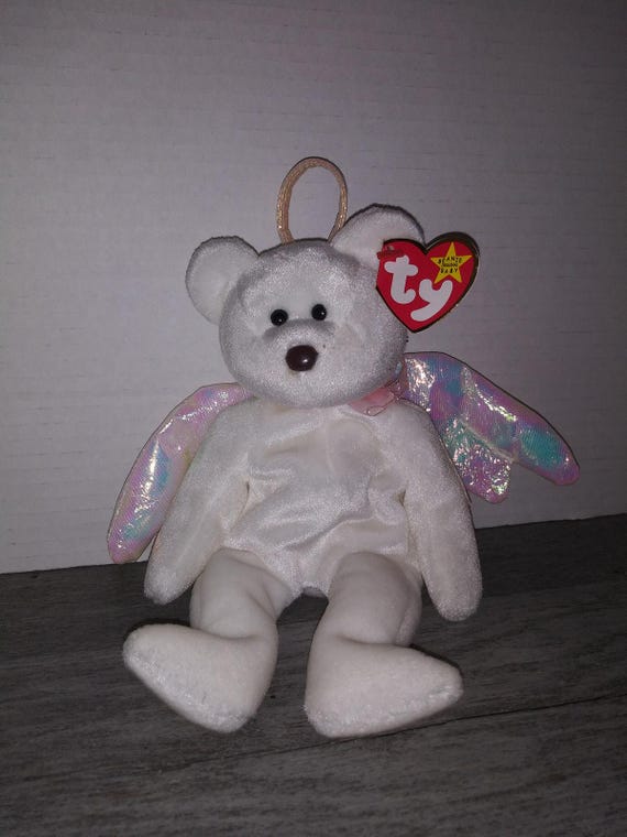 Ty Beanie Babies Halo W brown Nose August 31 1998 Retired Original Rare Etsy UK