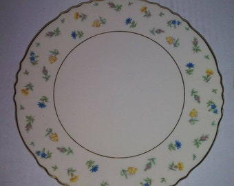 Bread and Butter Plate SUZANNE Chintz Syracuse China Federal Shape Gold Trim