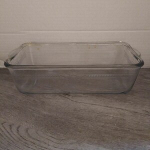 FIRE KING Sapphire Blue Philbe Refrigerator Box Loaf Pan Dish