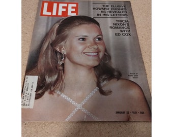 LIFE Magazine January 22 1971 Tricia Nixon Ed Cox Howard Hughes Natalia Makarova