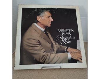 Bernstein Plays Rhapsody in Blue Vinyl 1P 6068 LP Columbia House