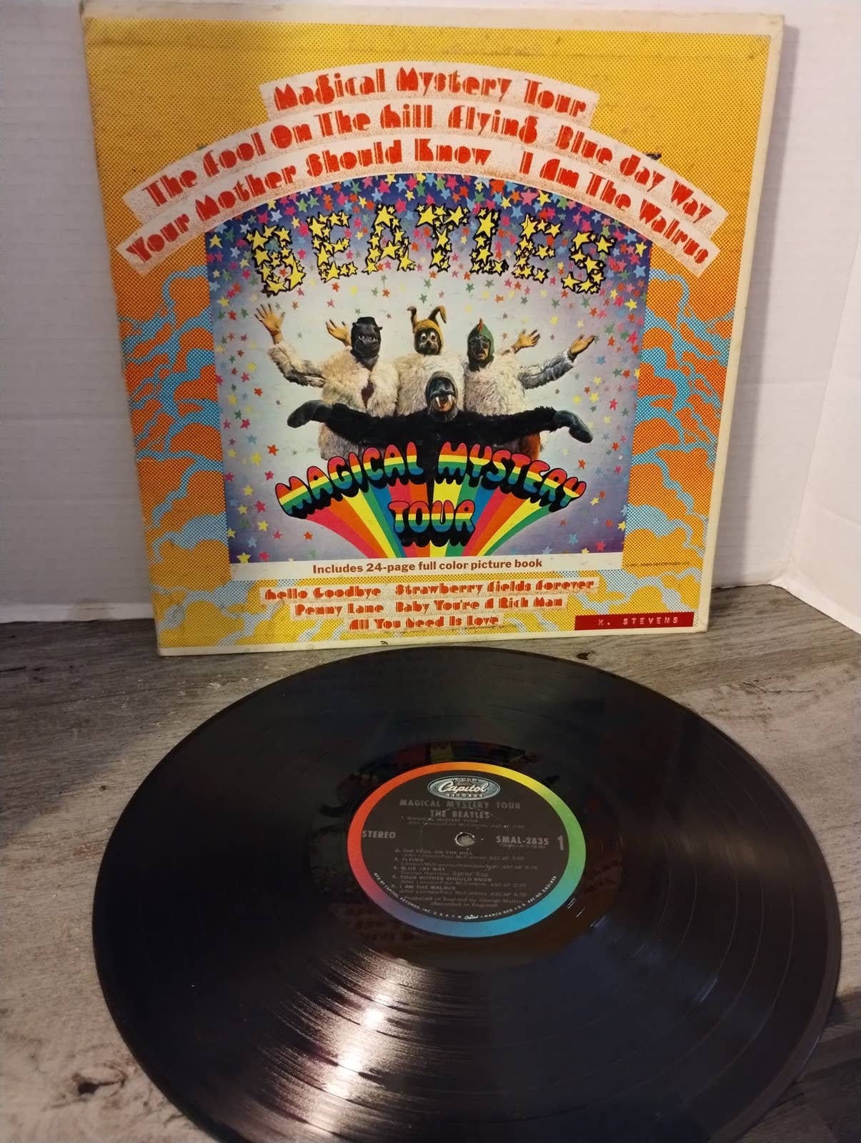 BEATLES MAGICAL MYSTERY TOUR 33回転レコード The Beatles Magical Mystery Tour Vinyl LP Capitol Records SMAL2835