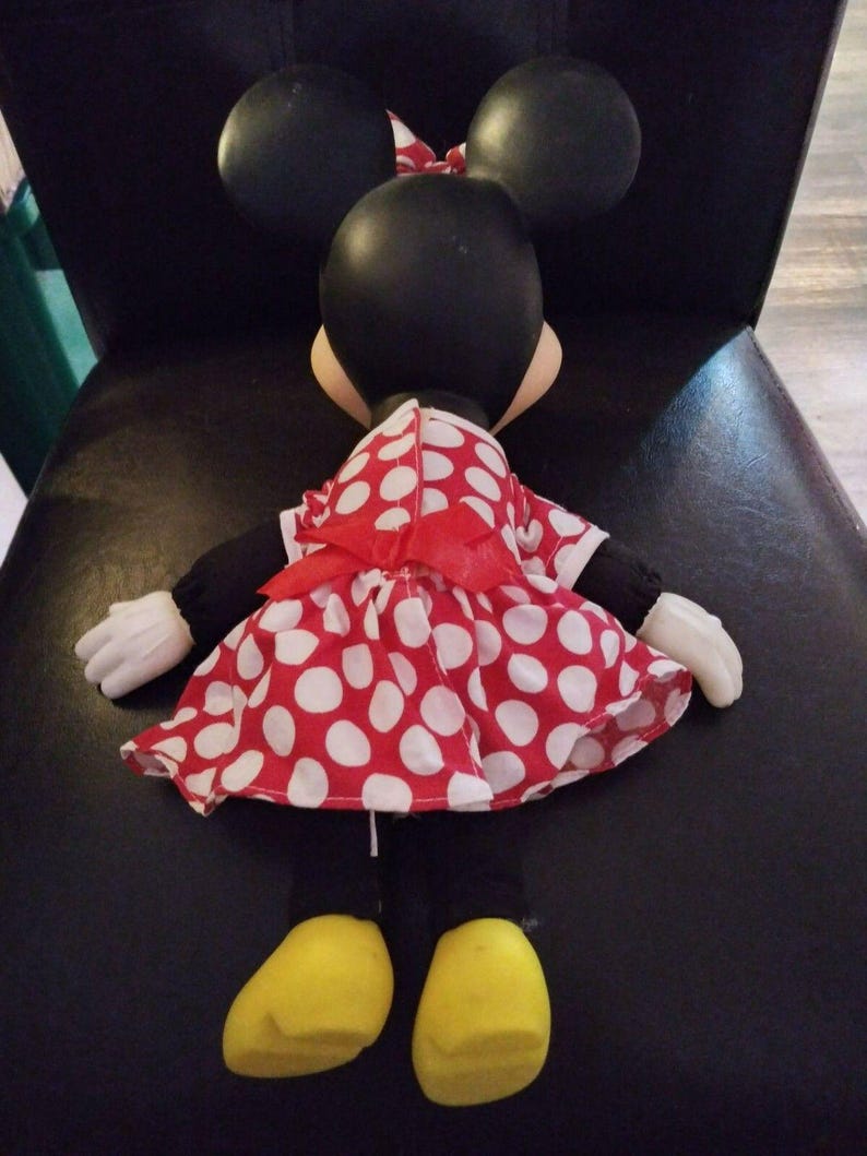 Disney Mickey Mouse et ses amis Minnie Mouse en peluche en peluche 34 cm image 3