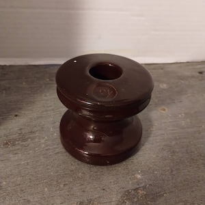 Electric Insulator Brown Porcelain Ceramic