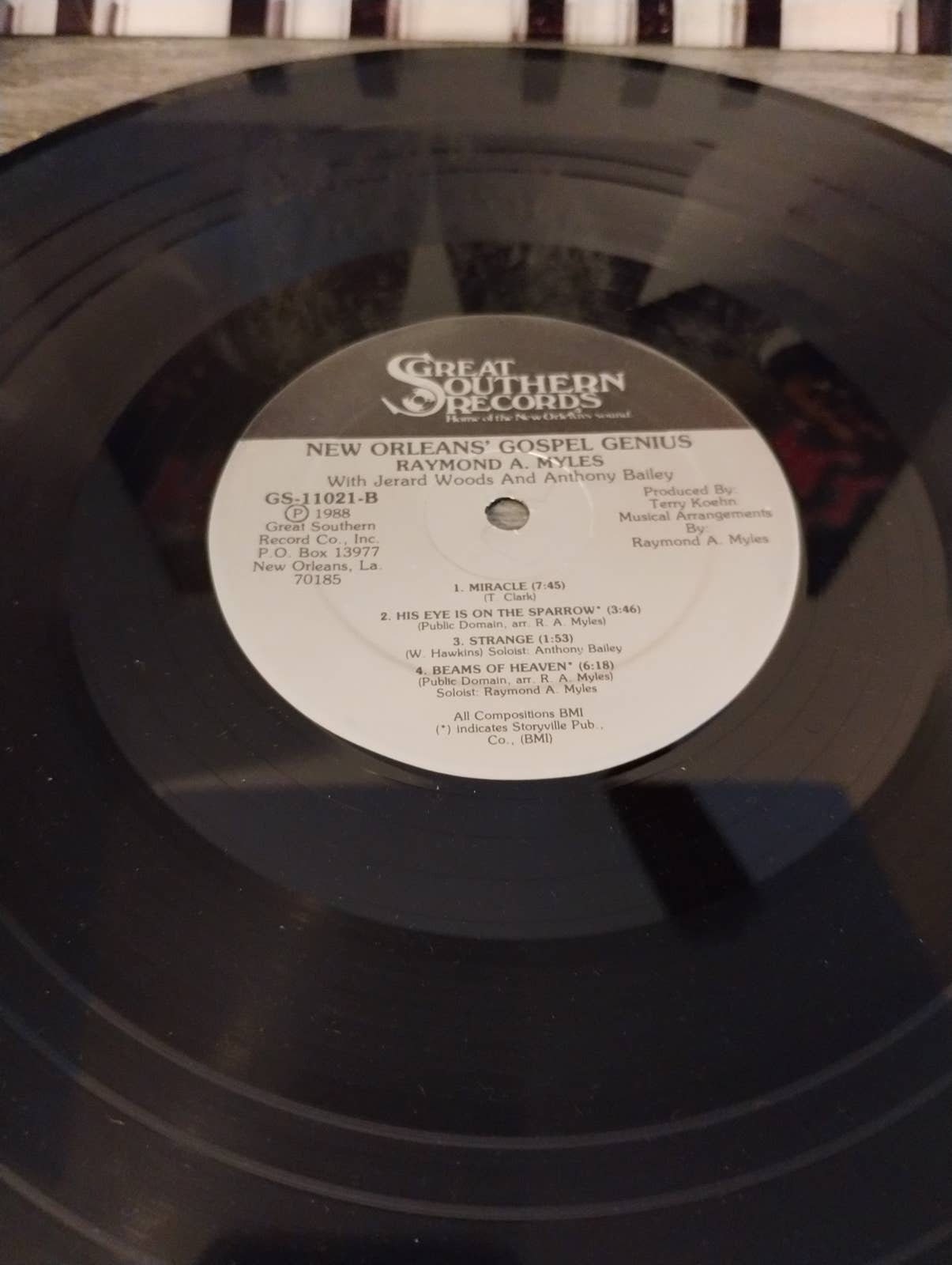 Ray Price - Gospel(中古品) Raymond Myles Gospel #1 New Orleans Gospel Genius 1988 Black