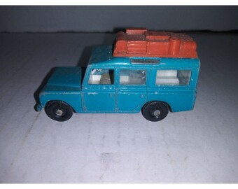 VINTAGE MATCHBOX MOKO LESNEY GREEN LAND ROVER ENGLAND NO. 12A