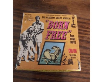 Born Free 8mm Heimfilm In Color Super 8mm KW 115 CS Vintage