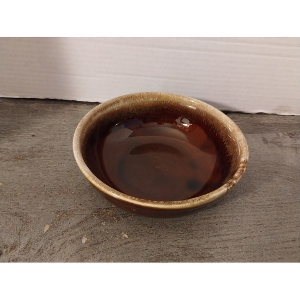 McCoy Brown Drip Glaze Pottery Soup Cereal Bowls 1413