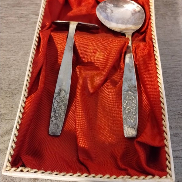 Kleeblatt Babybesteck Baby Cutlery Set with Box