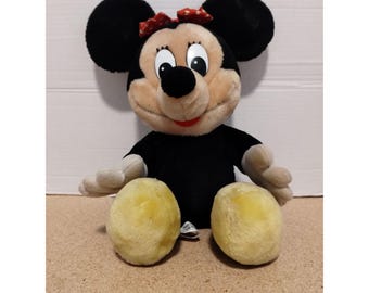 1980s Disney World Minnie Mouse Disneyland Plush Stuffed Animal 12"