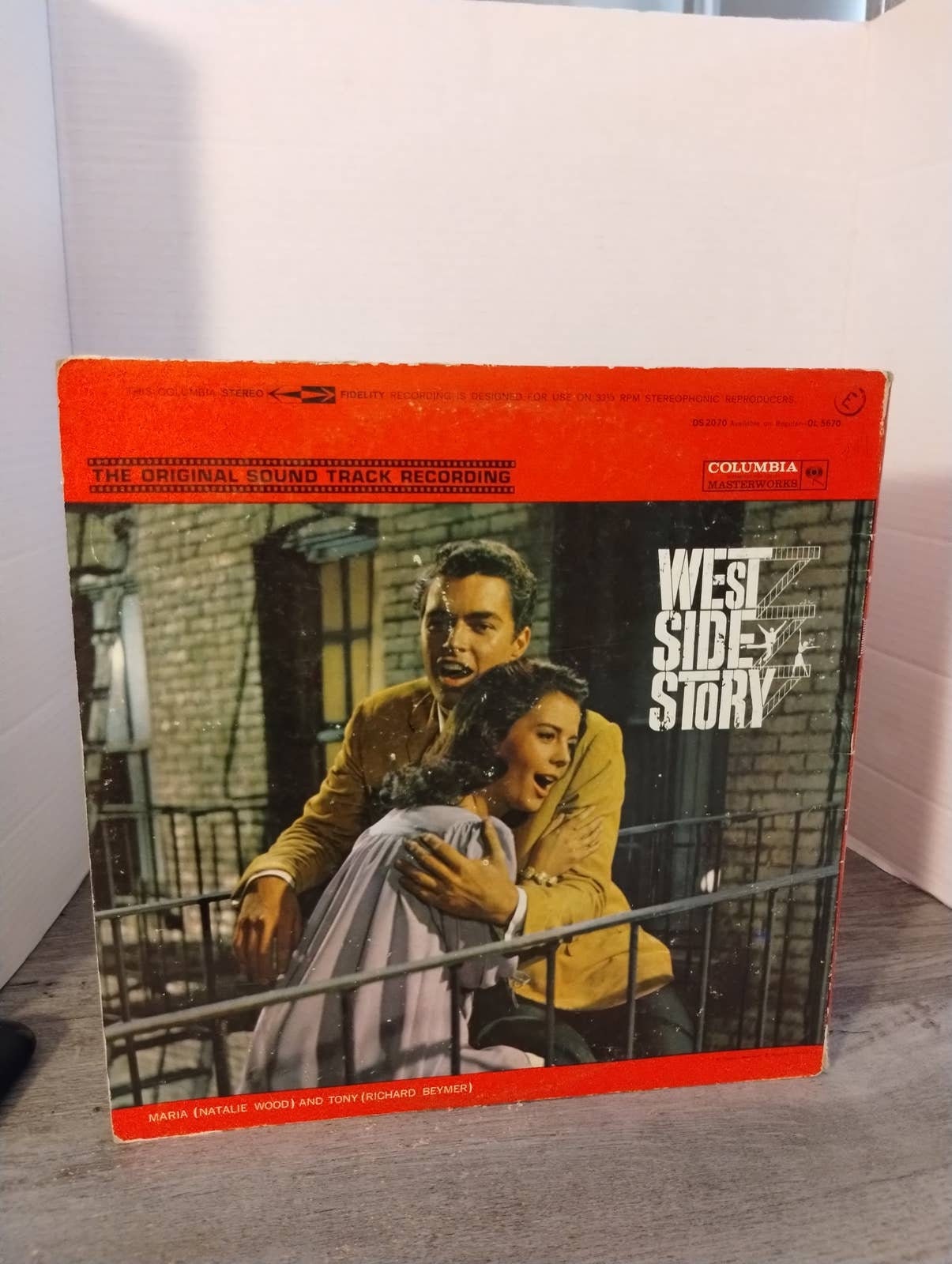 West Side Story Original Soundtrack Vinyl Record LP 1961 Columbia ...