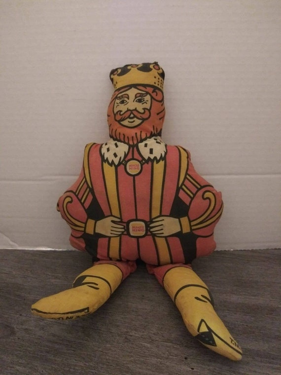 Vintage Burger King Promotional Plush Stuffed 13