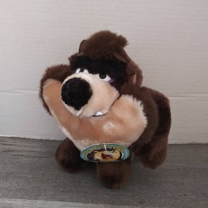 Warner Brothers Taz 24K Special Effects TASMANIAN DEVIL 7” Plush 1993