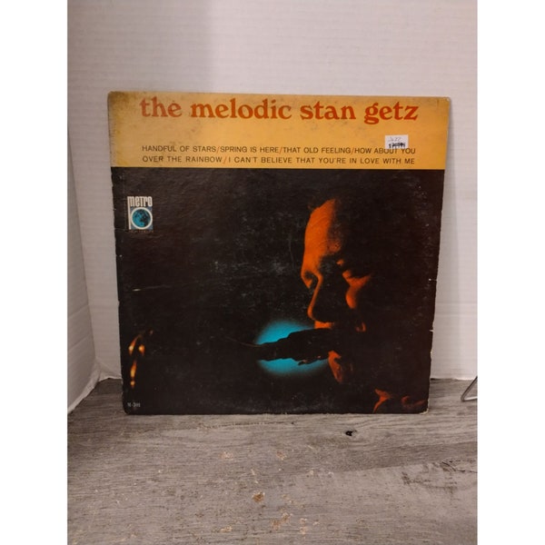 Stan Getz "The Melodic Stan Getz" Vinyl Album Metro M-501 (1965) MONO