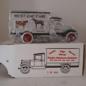 Ertl 1931 Hawkeye Motor Truck Bank West end fair 1 of 500