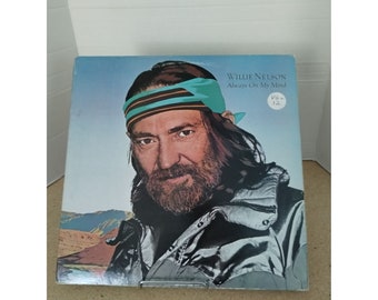 1982 Always on My Mind Willie Nelson Record LP Columbia FC 37951