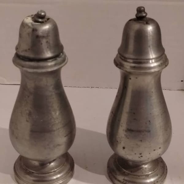 Oneida Silver Salt and Pepper Shakers Etsy
