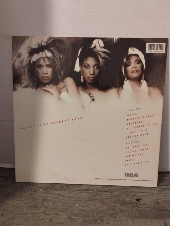 Pointer Sisters LP Hot Together 1986 RCA Victor 5609-1-R Funk