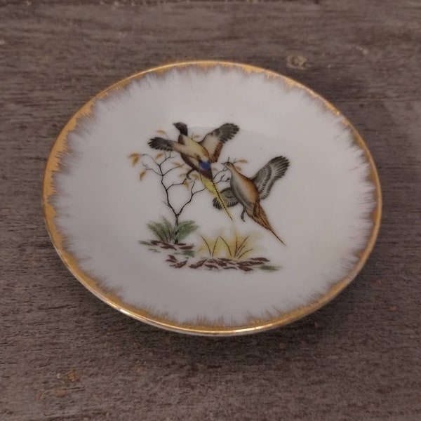 Flying Quail Mini 4" Plate