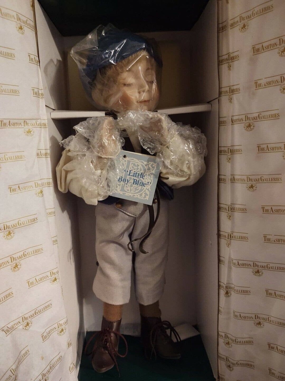 Ashton Drake Mother Goose Dianna Effner little BOY Blue Horn Hay Etsy