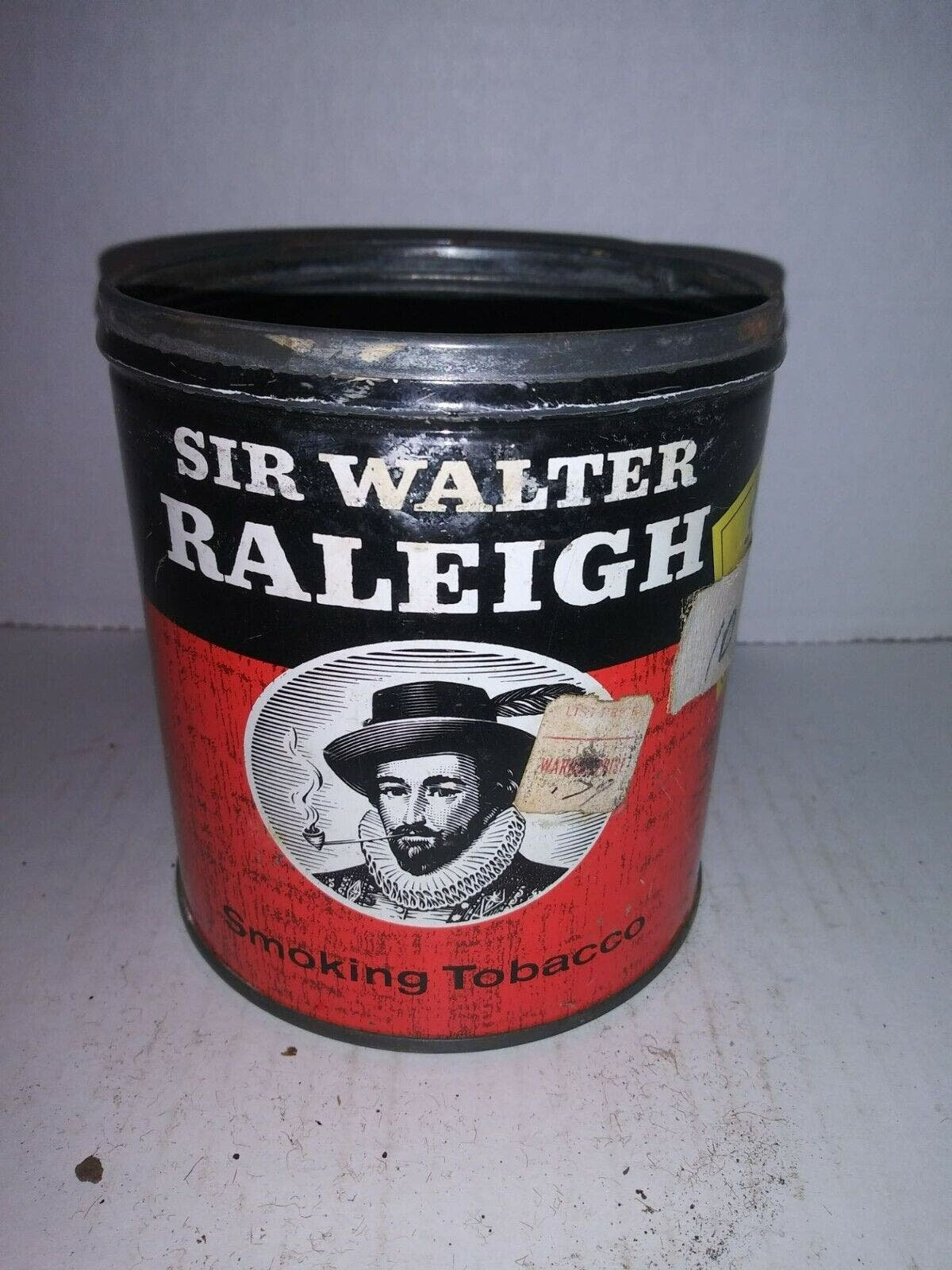 sir walter raleigh tobacco tin Vintage Sir Walter Raleigh Tobacco Store Advertising Tin