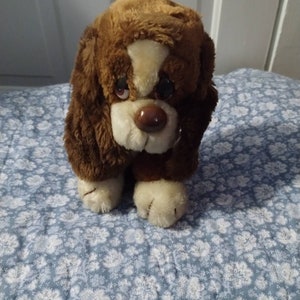 Russ Berrie 7” Baxter Bashful Sad Basset Hound Plush Dog Stuffed Animal #871