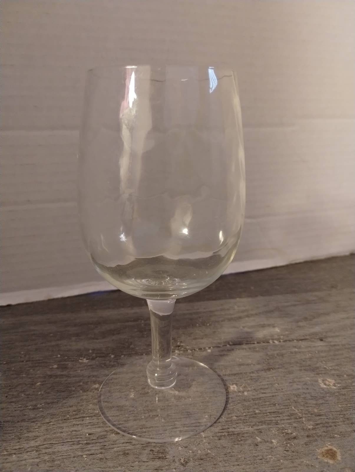 Set of 4 Vintage Iridescent Optic Ripple Wine Water Drinking Glasses