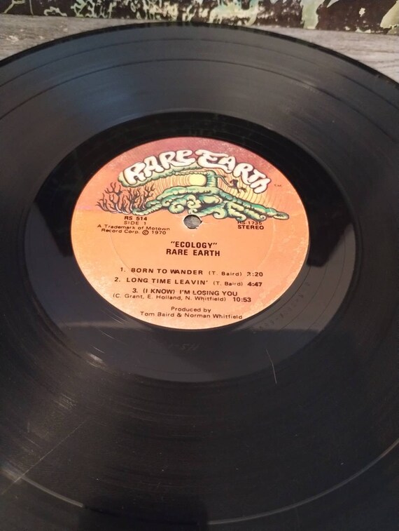 Rare Earth Ecology Vinyl Record LP Album 1970 RS514 Stereo Vinyl