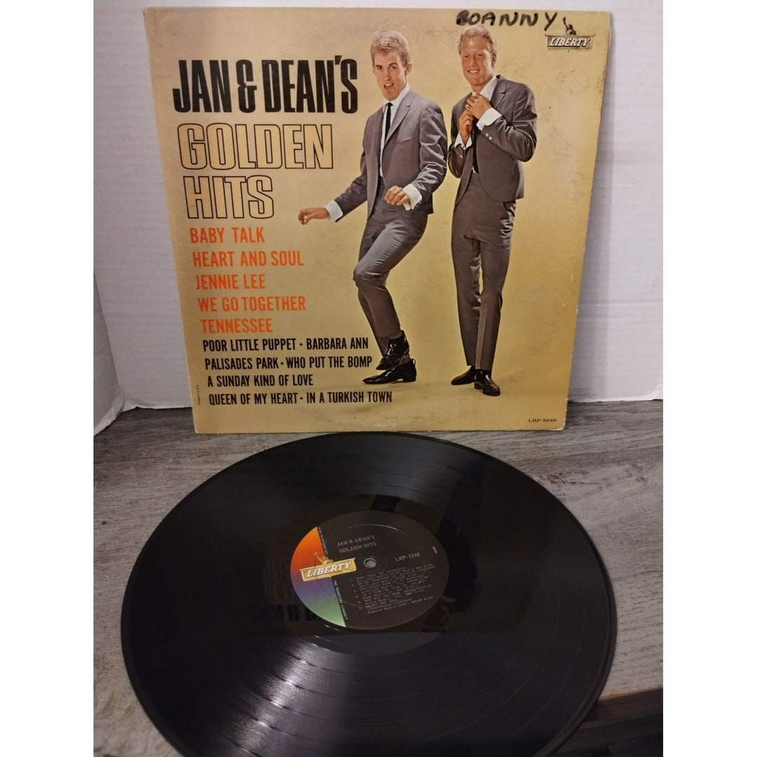 Jan Dea Jan & Dean's Golden Hits 1962 Liberty LRP 3248 Barbara Ann Album Vinyl ...