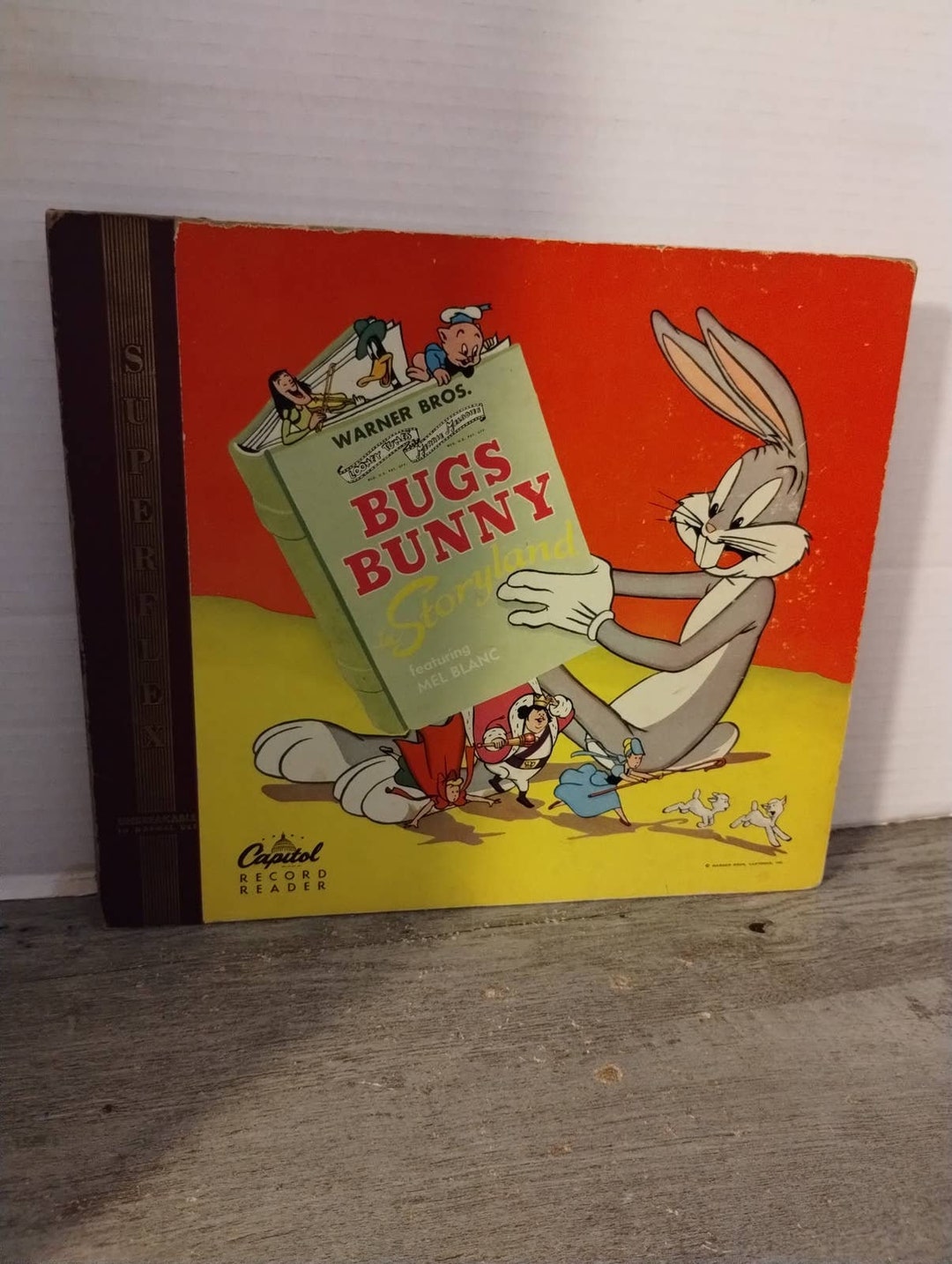 Warner Bros Bugs Bunny in Storyland Record Looney Tunes 78 Rpm 1949 LP ...
