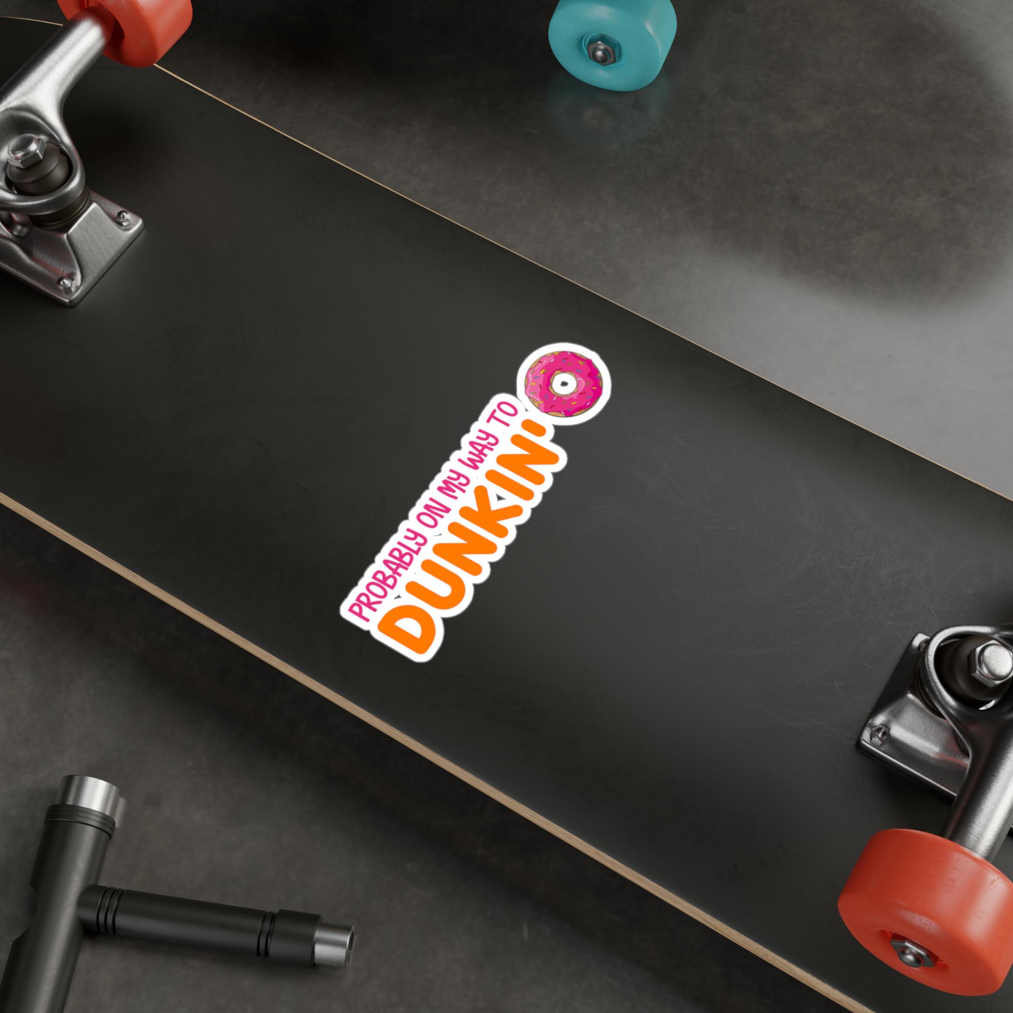 On My Way to Dunkin Vinyl Decal Sticker, Dunkin Donuts Lover Gift, Car ...