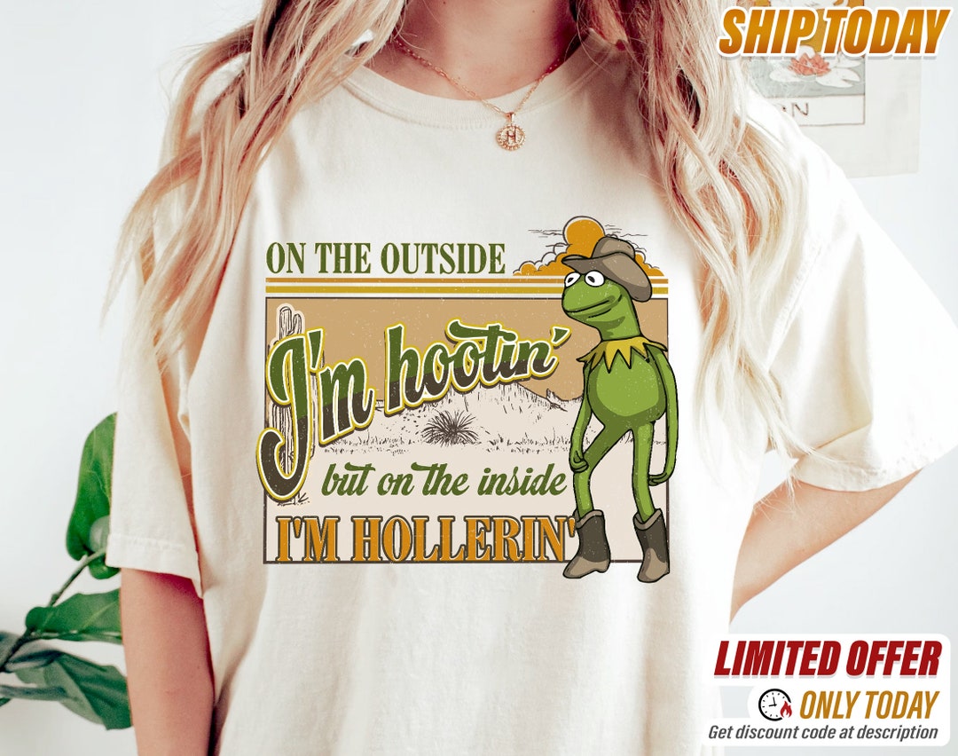 On the Outside Im Hootin on the Inside Im Hollerinfunny - Etsy