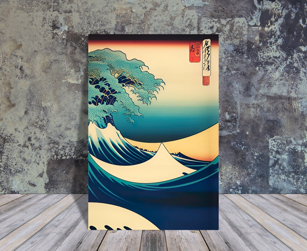 Antique Japanese Wall Art Print Asian Printable Wall Art Minimalist