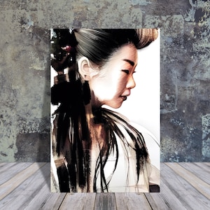 Geisha | Japan Style Decor | Antique Japanese Wall Art Print | Asian Printable Wall Art | Minimalist Decor | Japanese Printable Wall Art