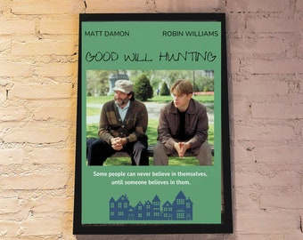 Good Will Hunting Poster, Printable Movie Poster, Quote Wall Poster, Good Will Hunting Movie Print, Wall Print Art, Digital Download Print